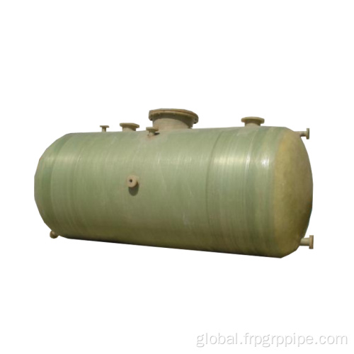 Fiberglass FRP Tank Horizontal FRP Tank Fiberglass Container for acid alkali Manufactory